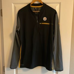 Nike Pittsburgh Steelers half-zip pullover